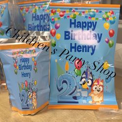 Bluey  Chip Bags  