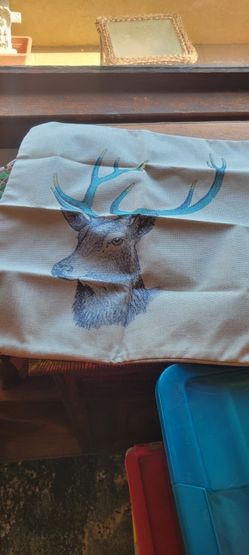 Christmas Decoration Deer Pillow Cover