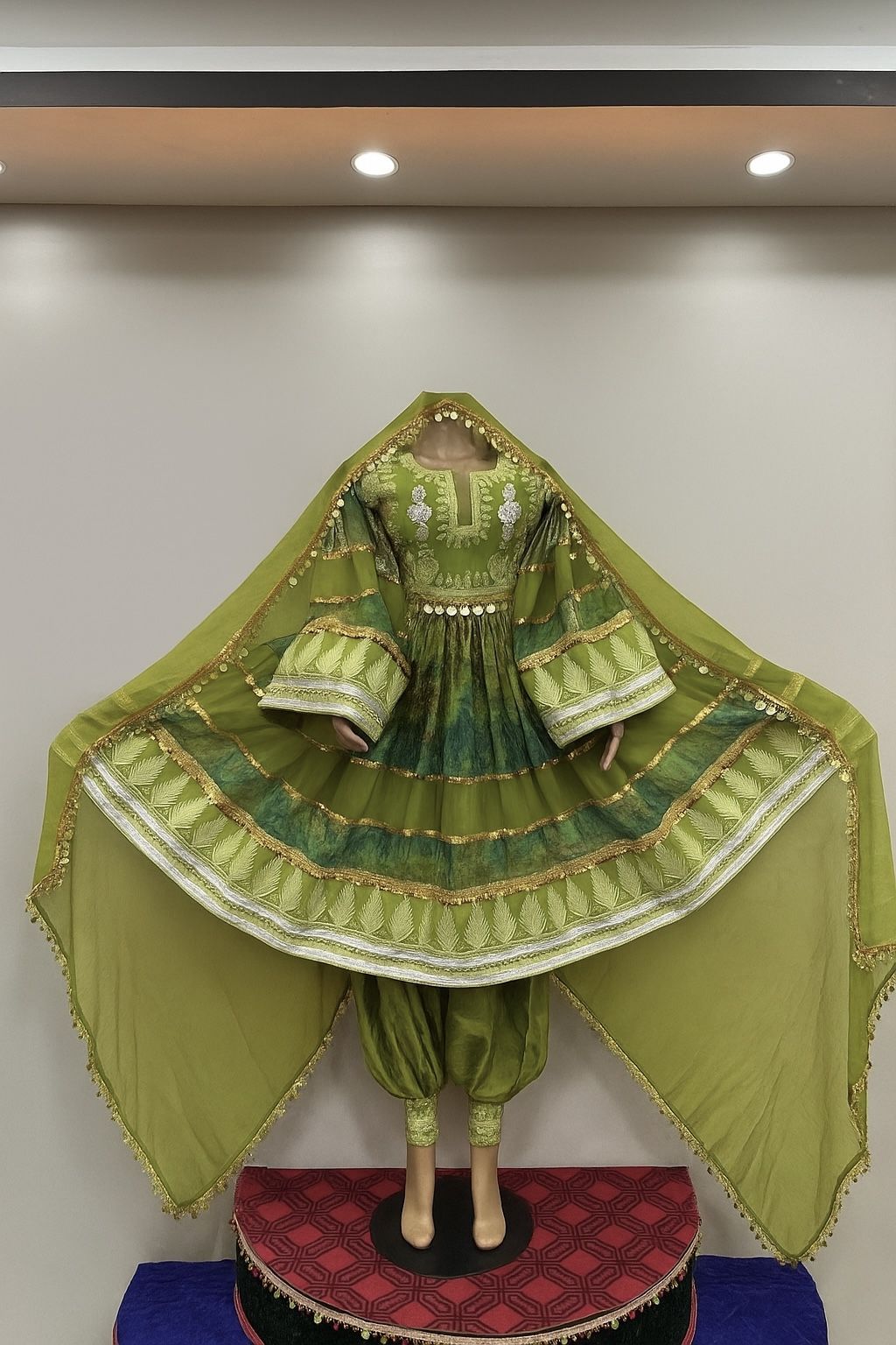Afghan Dress - Khanoomi Brand Inspired Afghan Dress