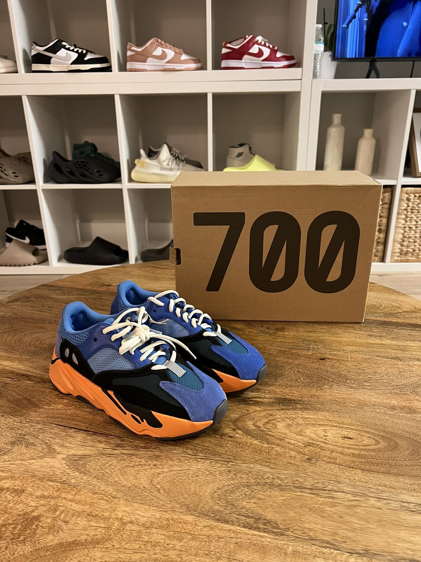 adidas gazelle silver green womens Adidas Yeezy Boost 700 V2 Geode Grey Tan Knit Fabric Leather Sneakers  Brie