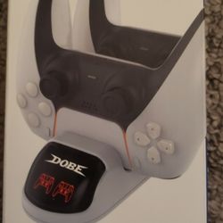 Newest Charger Stand for PS5 DualSense Controller, AYWHP Dual USB Type C PS5 Controller Charger Station with LED Indicator, Charging Dock for Playstat