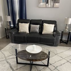 3 Peice  Glass Tables