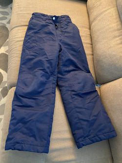Navy blue size 8 boys snowpants