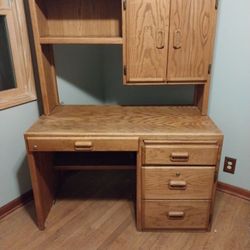 Solid Oak Desk