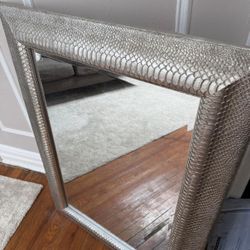 Metallic Gold Animal Texture Mirror 