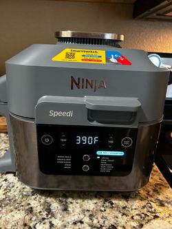 Ninja SF301 Speedi Rapid Cooker & Air Fryer, 6-Quart Capacity, 12-In-1 Functions