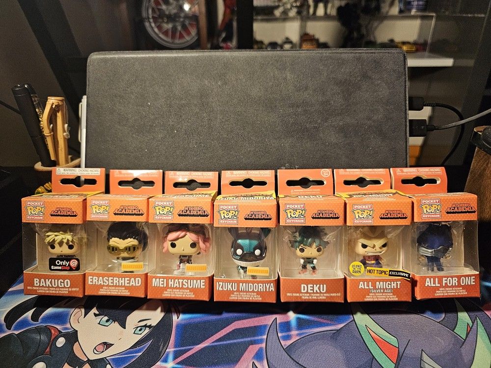 Lot Of MHA Funko Pop Keychains