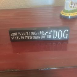 sign about dogs