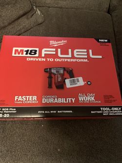 Milwaukee 1-1/8” sds plus rotary hammer drill (tool only)
