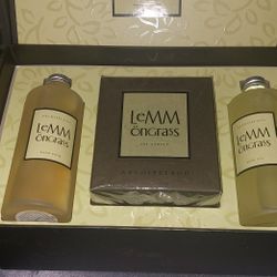 FOR SALE GIFT SET /LEMM ONGRASS SHOWER GEL & CANDLE SET