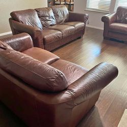 Leather Furniture Set 