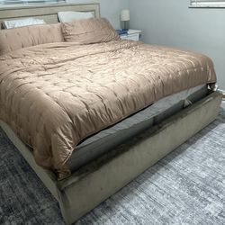 King size bed frame