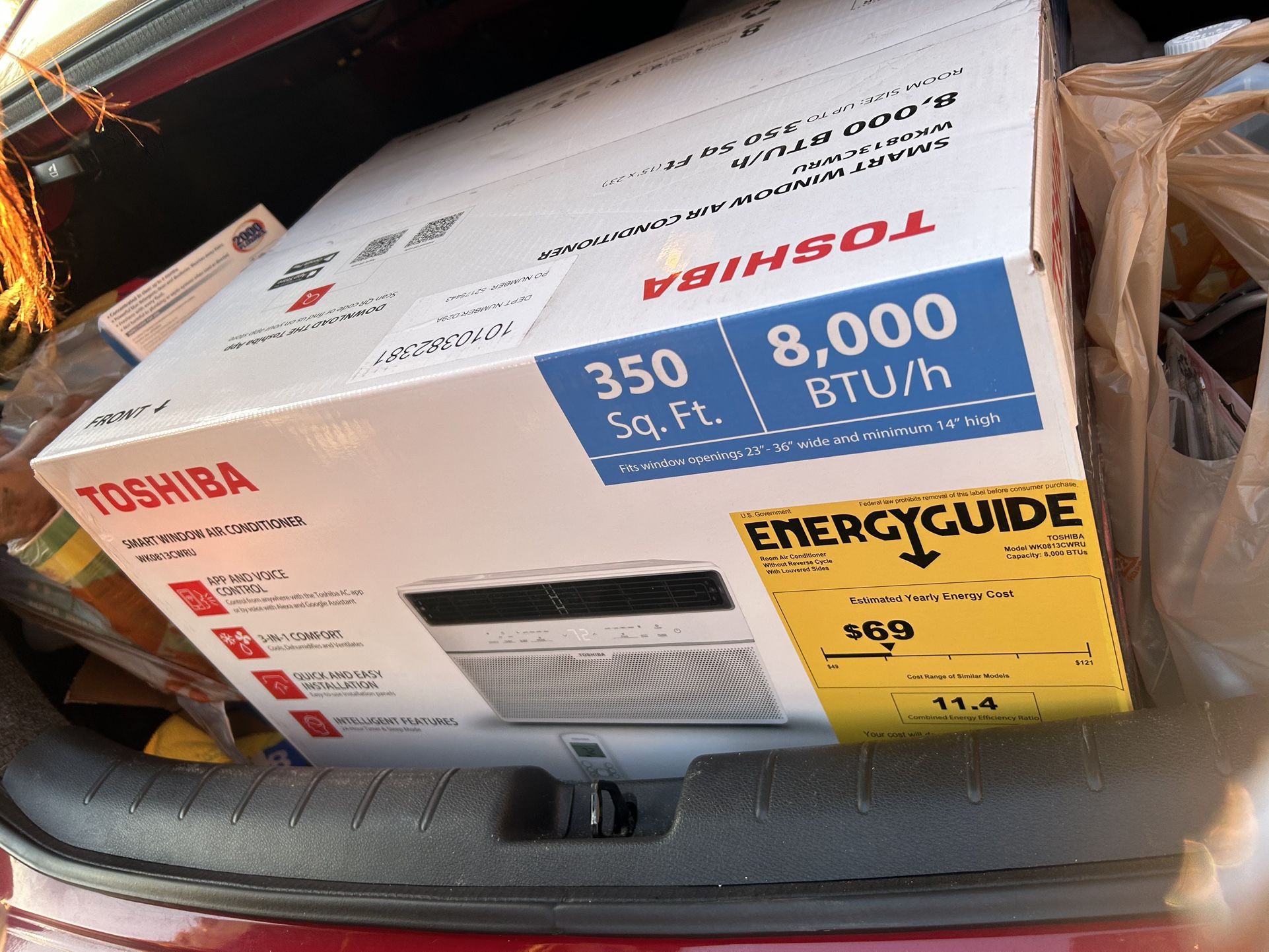 New. Toshiba Air/conditioner. Paid Over 300$ At Homedepot. Have Receipt