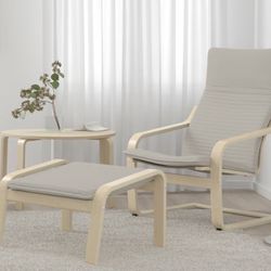 IKEA POÄNG Chair cushion And Ottoman Cushion 