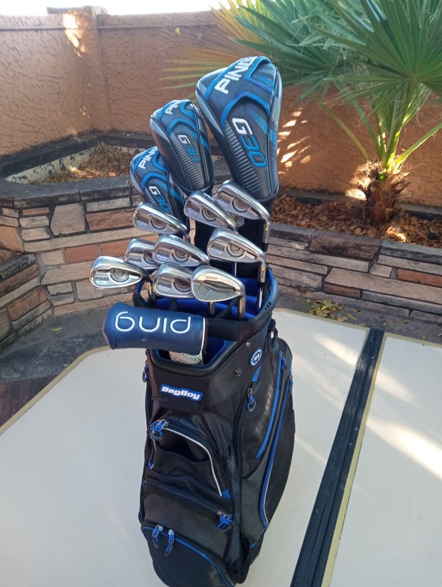 Newer 13 Club All Ping Golf Driver Wood Hybrid Irons Wedges Putter And