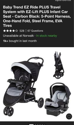 Baby Trend EZ Ride PLUS Travel System
