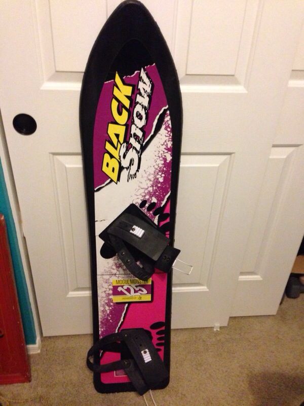 Vintage 1989 Black Snow 125 Mogul