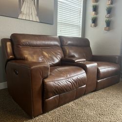 Powered Loveseat Recliner Sofa