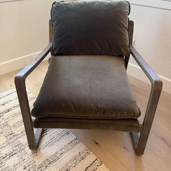 Four Hands Velvet Slingback Accent Arm Chair