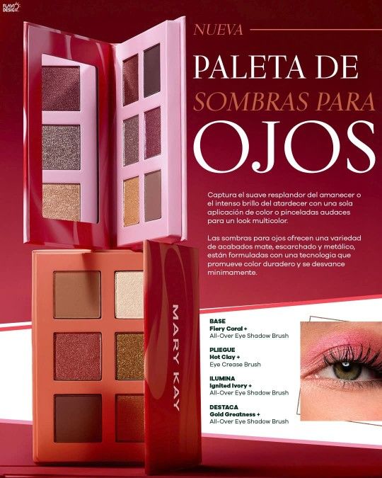Bellos Colores Paleta Para Ojos