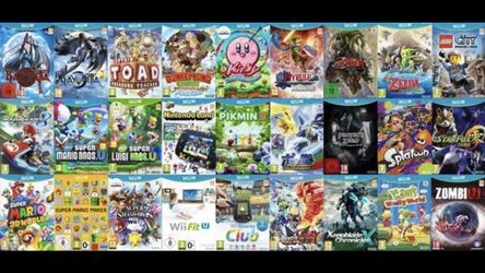 Wii U games for sale - see list for availability