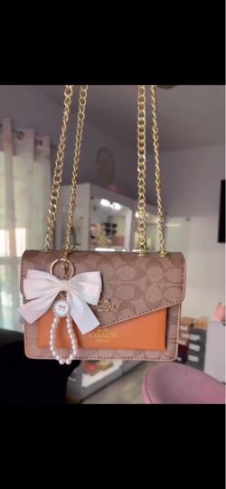 Coach Signature Mini Crossbody Chain Bag