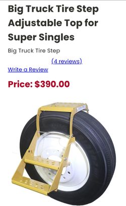 BIG TRUCK TIRE STEP