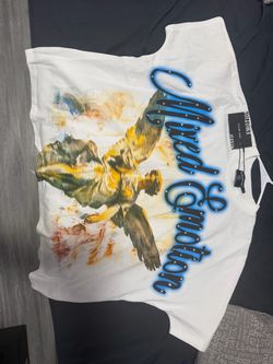 Mixed Emotion White Angel Tee
