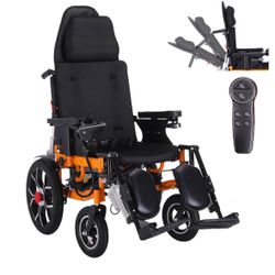 Reclining Foldable Electric Wheelchair