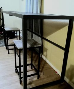 6ft X24inx34in Welded Steel FramedTable