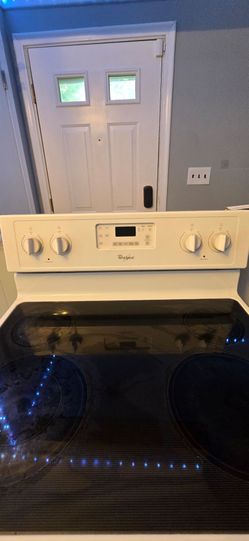 Whirlpool Electric Range Glass Cooktop