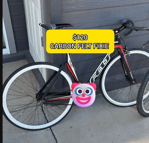 🐦‍🔥 CARBON FELT FIXIE BIKE