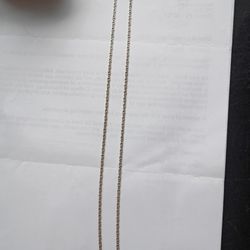 18" Starling Silver Italian Chain Clean Very Nice Pre-owned Silver Going Up