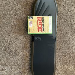 Xbox Tony Hawk Ride Game And Skateboard