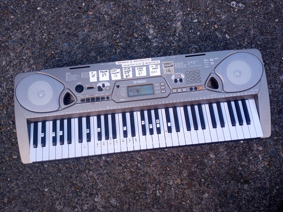 Yamaha EX250I Portable Keyboard with Lights (with Batteries no power supply) For Pick Up Fremont Seattle. No Low Ball Offers Please. No Trades 