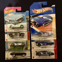 Hot Wheels, Corvette, $5 each