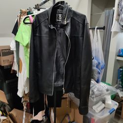 Mens leather jacket