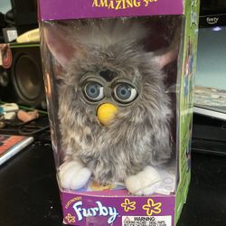 Gray White Furby 1998