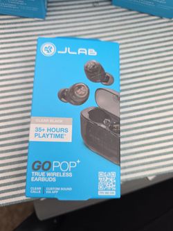 Jlab go pop + clear black