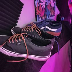 Vans Shoes Size 10 Men’s 1 New, 1 Barley Used 