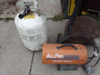 All-Pro 40,000 BTU Propane Forced Air Heater