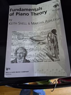 Piano theory book
