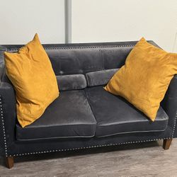 Gray Loveseat