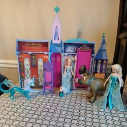 Frozen Elsa Castle With Friends 