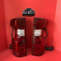 Chevy Silverado 2019. 2021 tail lights.