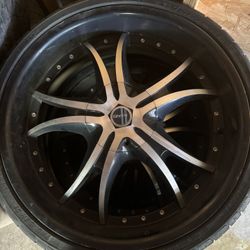 22” Wheels And Tires 255/30ZR22 