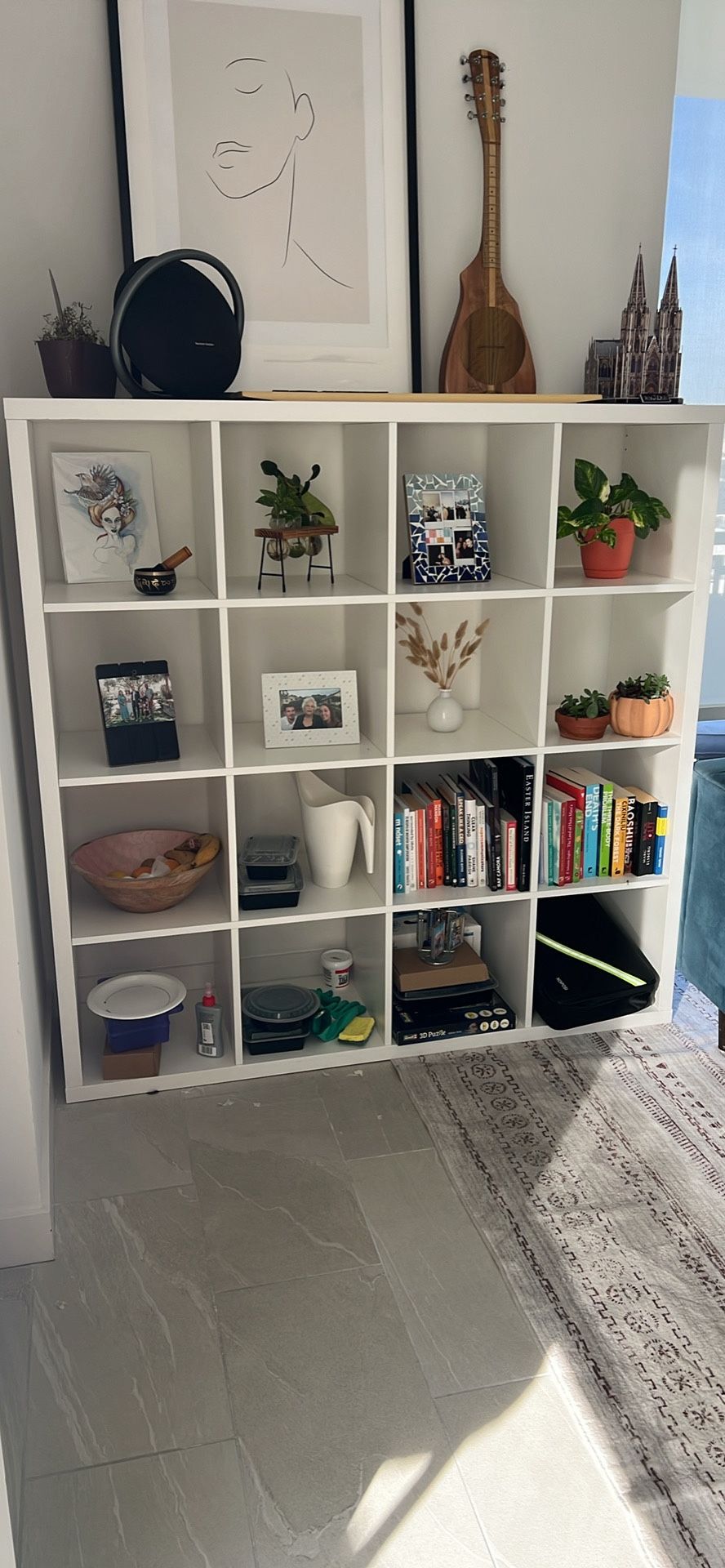White Bookshelf