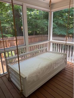 Outdoor Wood Swing