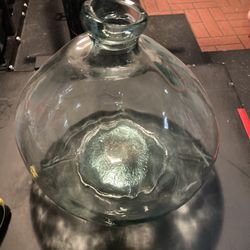 Flower Vase  Large Clear 