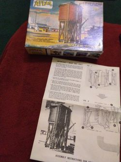 Vintage Atlas HO Water Tower Kit #703